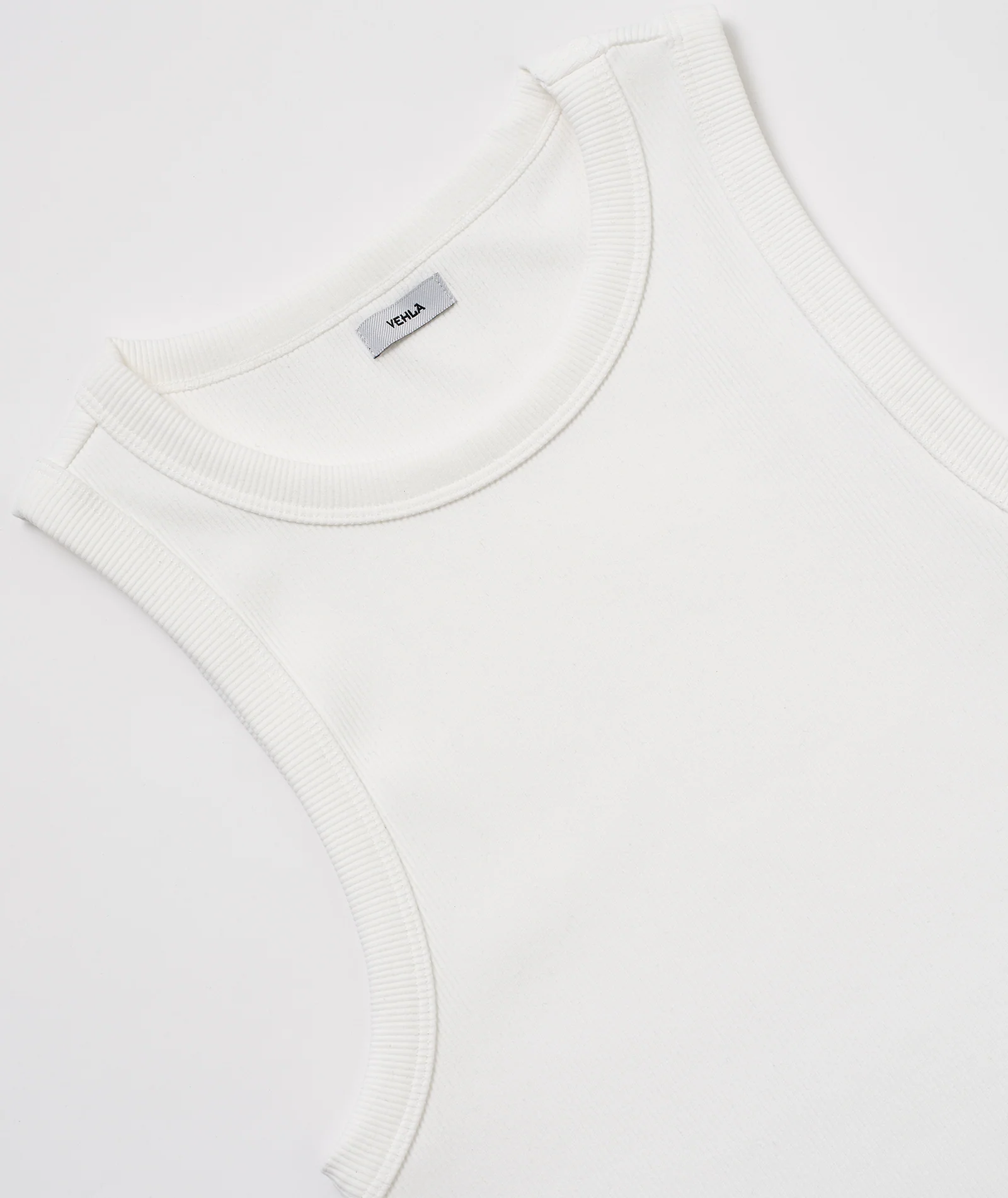 RIBBED TANK - SNOW - Image 7