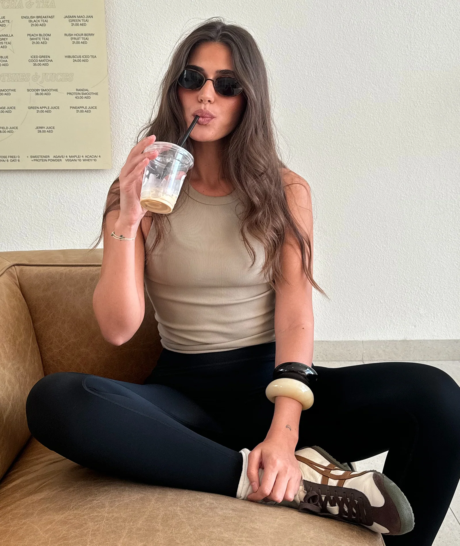RIBBED TANK - TAUPE - Image 7